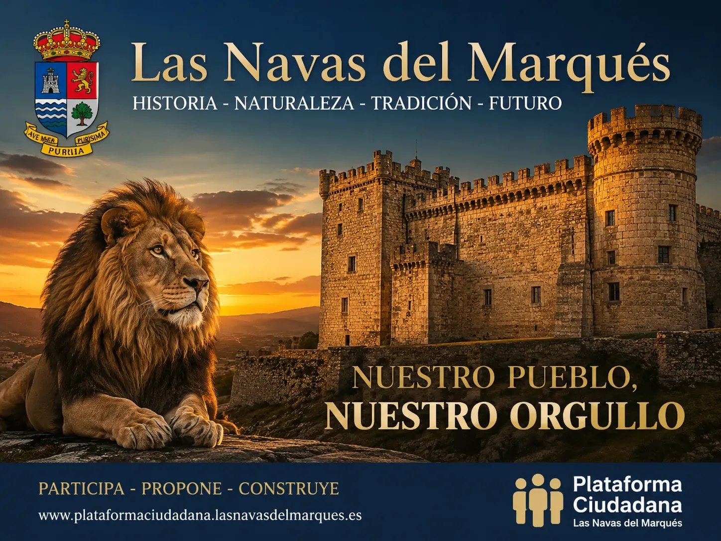 Miniatura de la plantilla Plantilla — Plataforma ciudadana Las Navas del Marqués